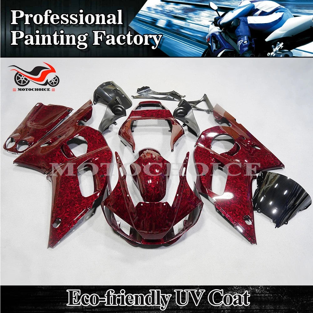 Forged Carbon Fiber Painted Fairing Kit for Yamaha YZF R6 (1998–2002)