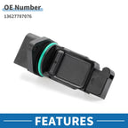 Mass Air Flow Sensor for BMW E46 E39 E38 Plastic Black