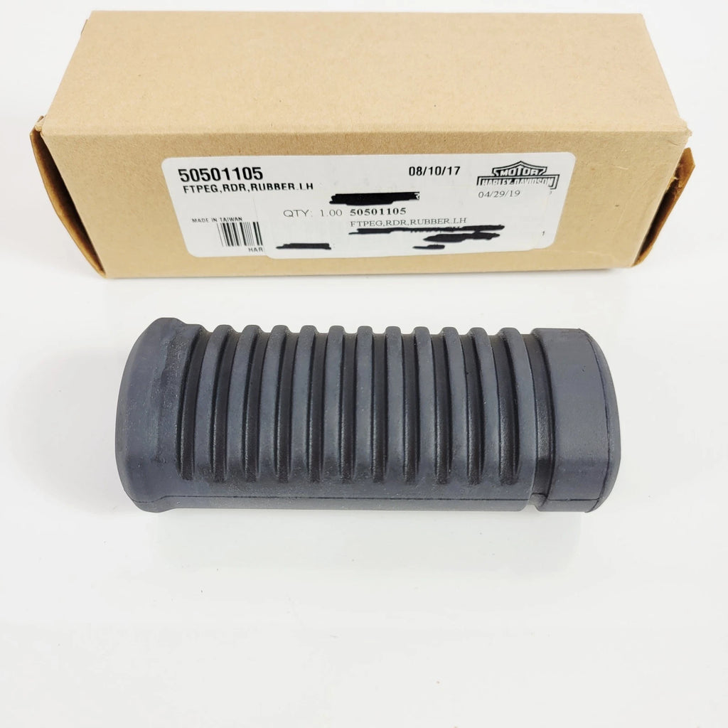 Left Rubber Foot Peg for Harley-Davidson Softail Slim & Live Wire (2014–2023) - 50501105