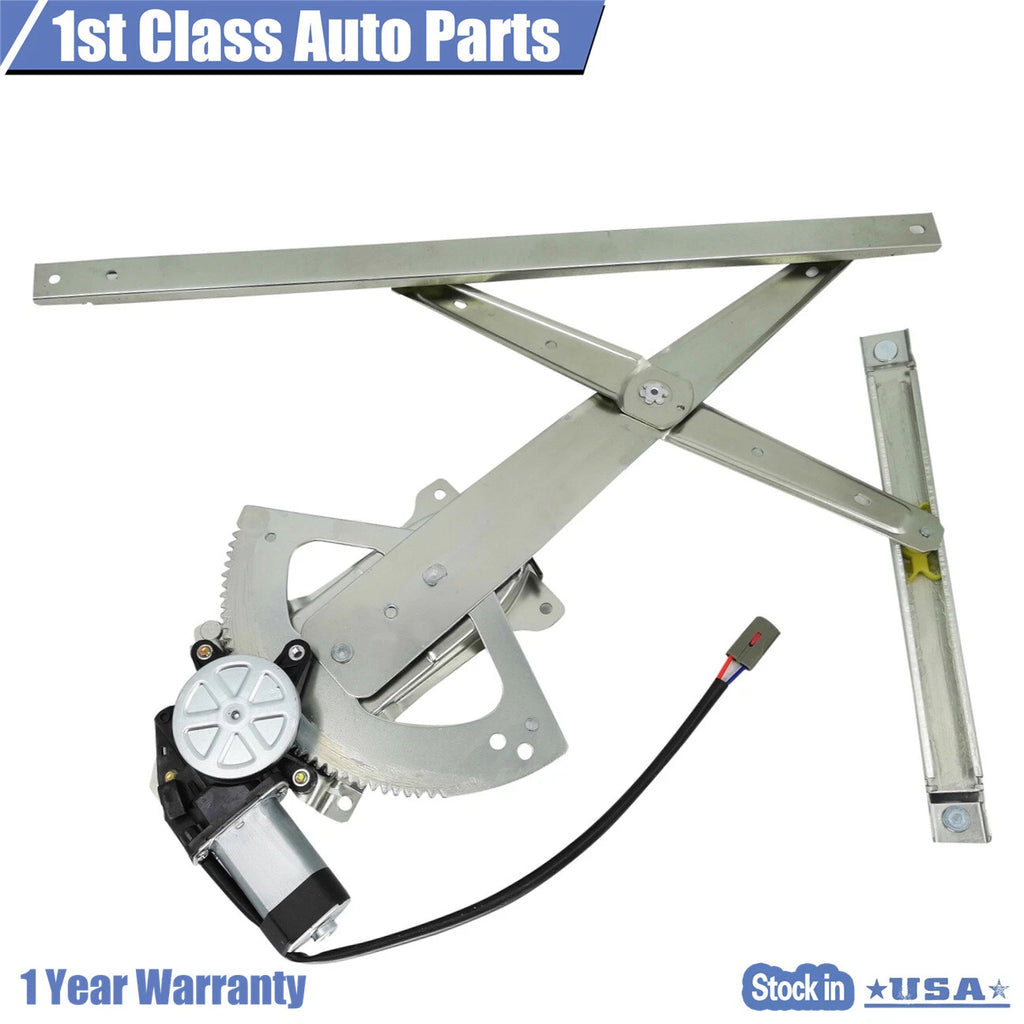 Front Left Power Window Regulator with Motor for Ford Mercury Mazda (1991-2001)