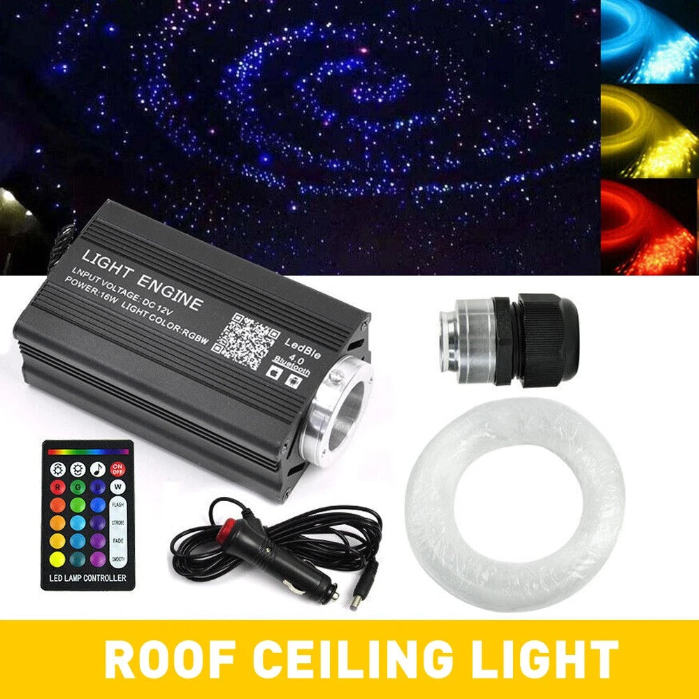 Star Light Kit for Car Home Ceiling Lights (1000 Pcs) Fiber Optics