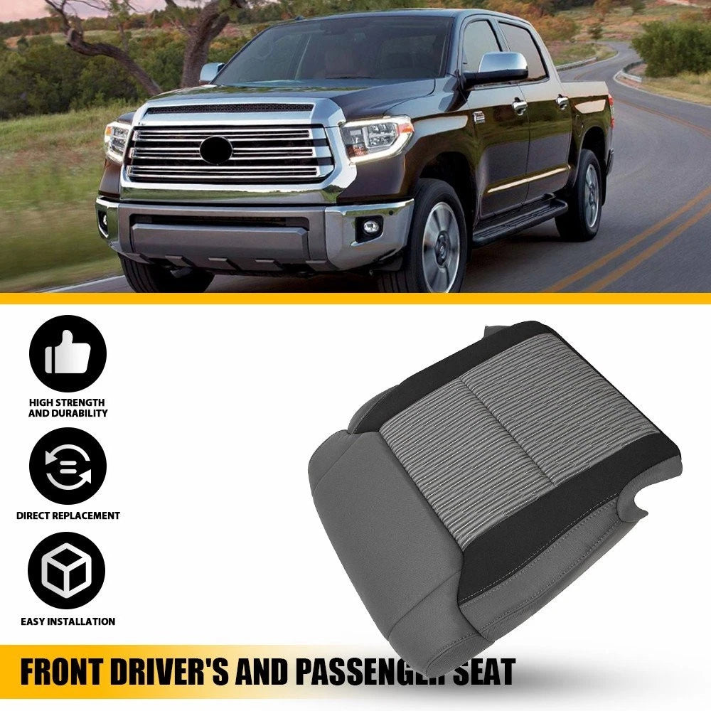 Set of 2 Bottom Cloth Seat Covers for Toyota Tundra SR5 TRD Pro (2014–2021)