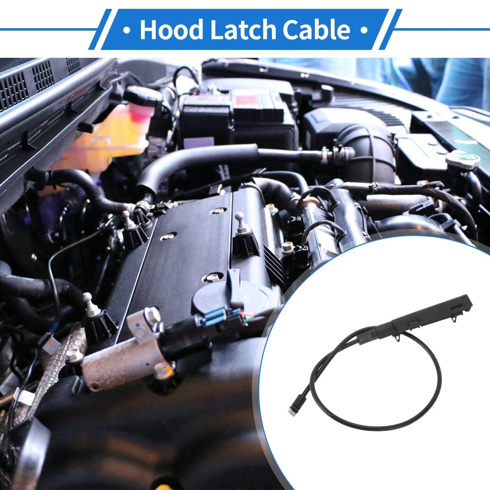 Hood Release Cable No. 51238240608 for BMW 745Li 745i (2002–2005)