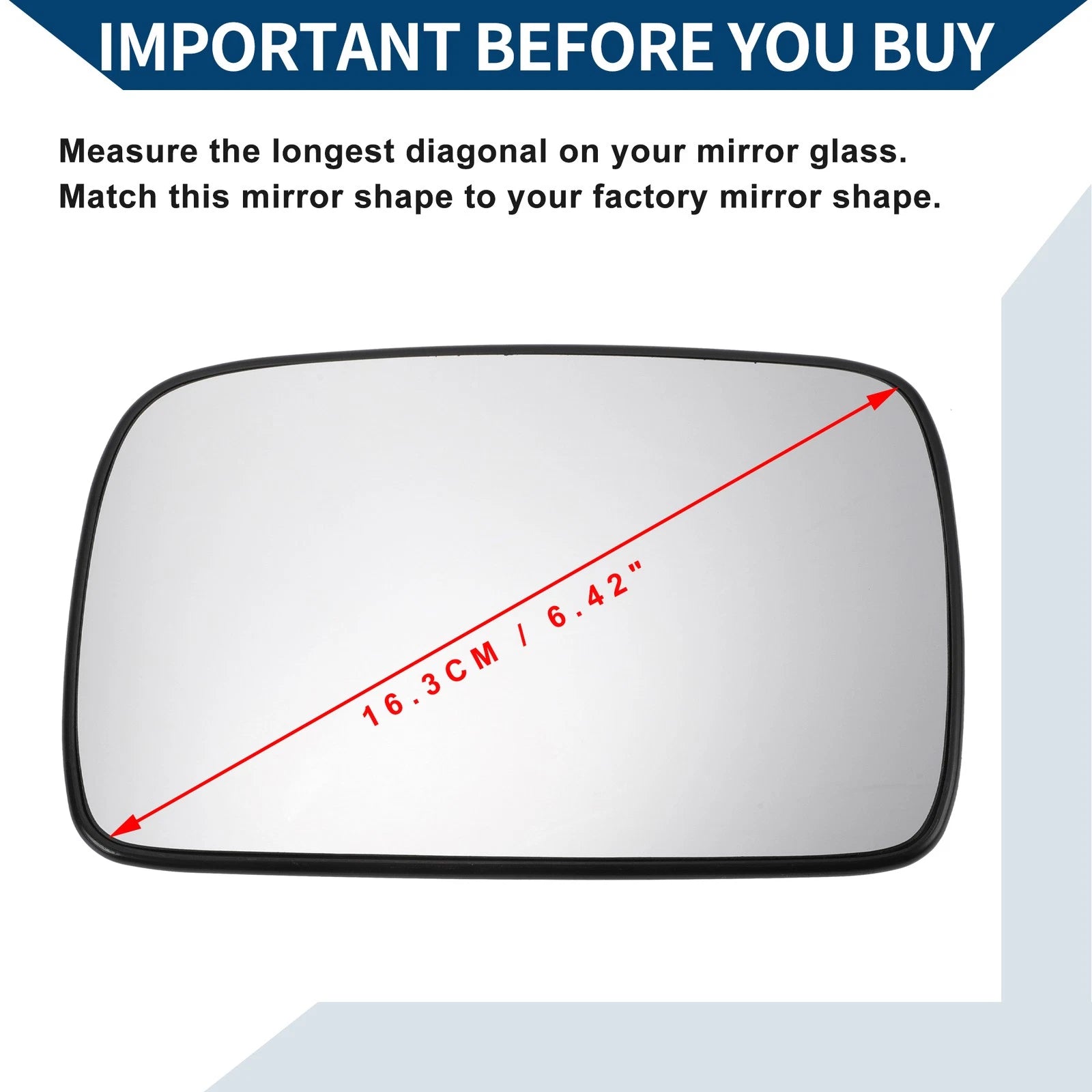 Heated Mirror Glass for Volkswagen Polo (1994–2000)