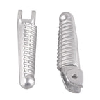 Set of 2 Front Foot Pegs for Ducati 848 1098 1198 (2008–2013) Silver