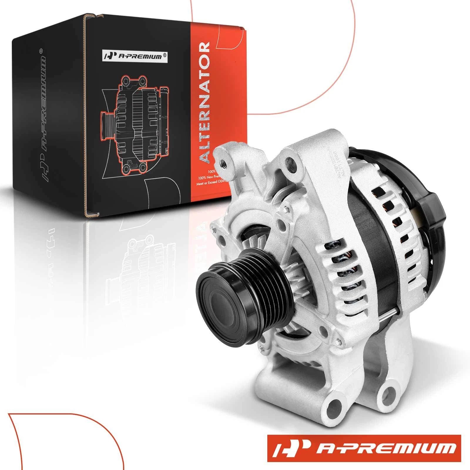 Alternator for Ford Fusion (2013–2020) 150A 6-Groove Pulley