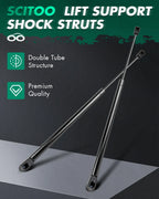 2X Tonneau Cover Lift Support Gas Shock Strut for C16-08054B (Fits Truck)