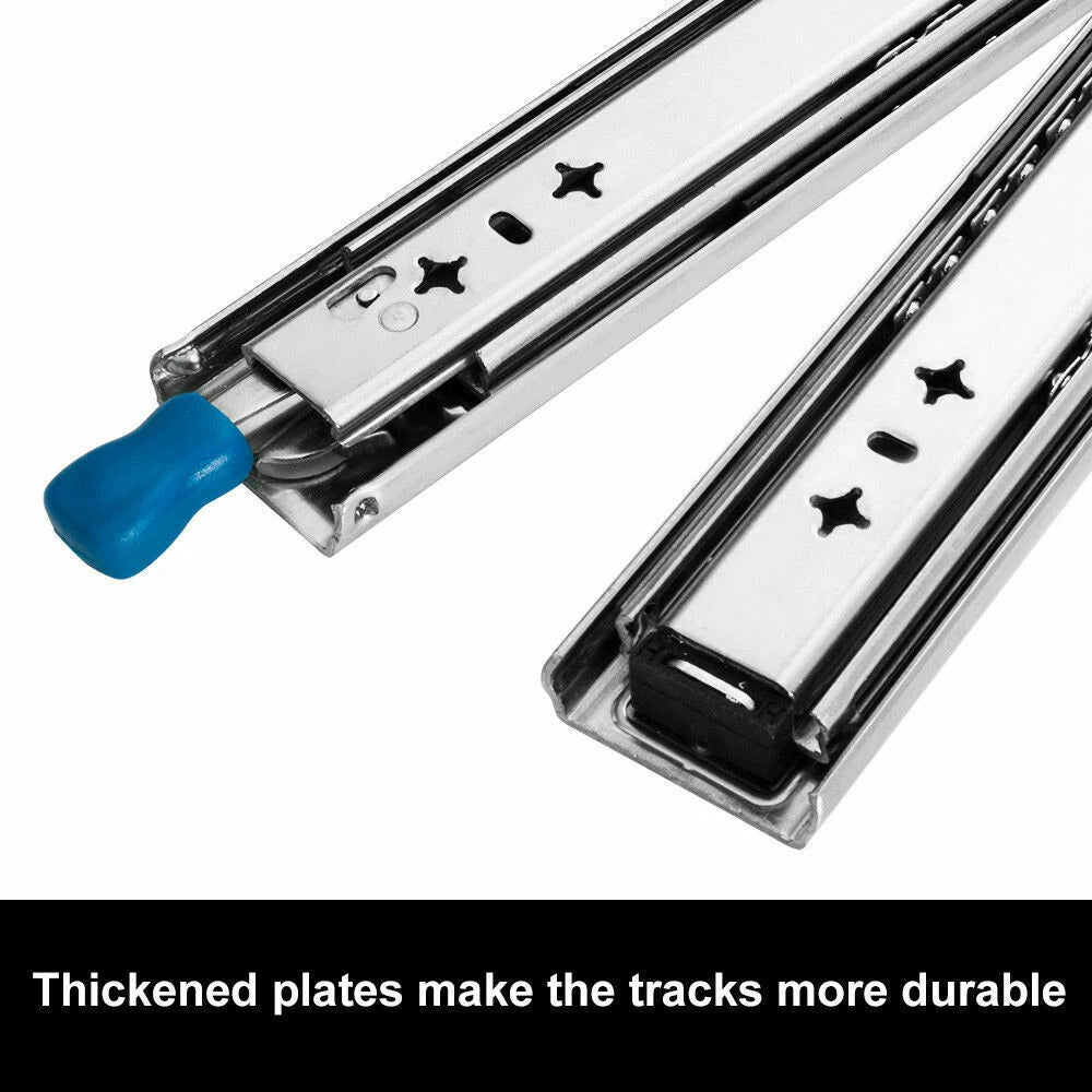 2X Heavy Duty Locking Drawer Slide Runner for Trailer (800mm)