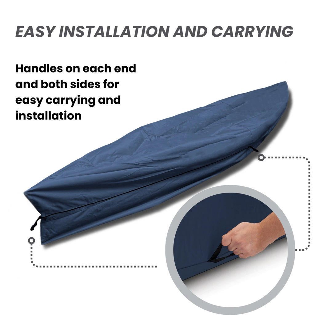 Canoe Kayak All Weather Boat Storage Cover for EliteShield (Fits up to 18')