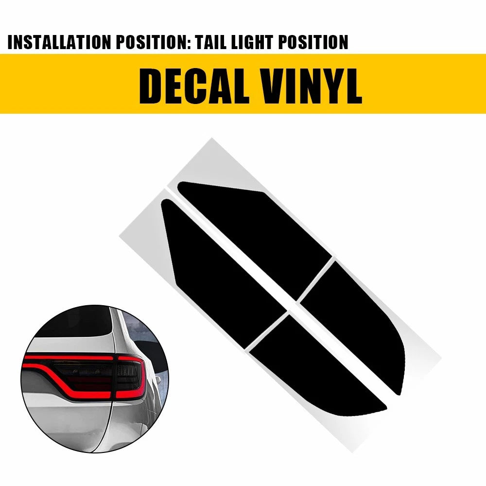 Smoked Tail Light Cover Overlays for Dodge Durango (2014–2021)
