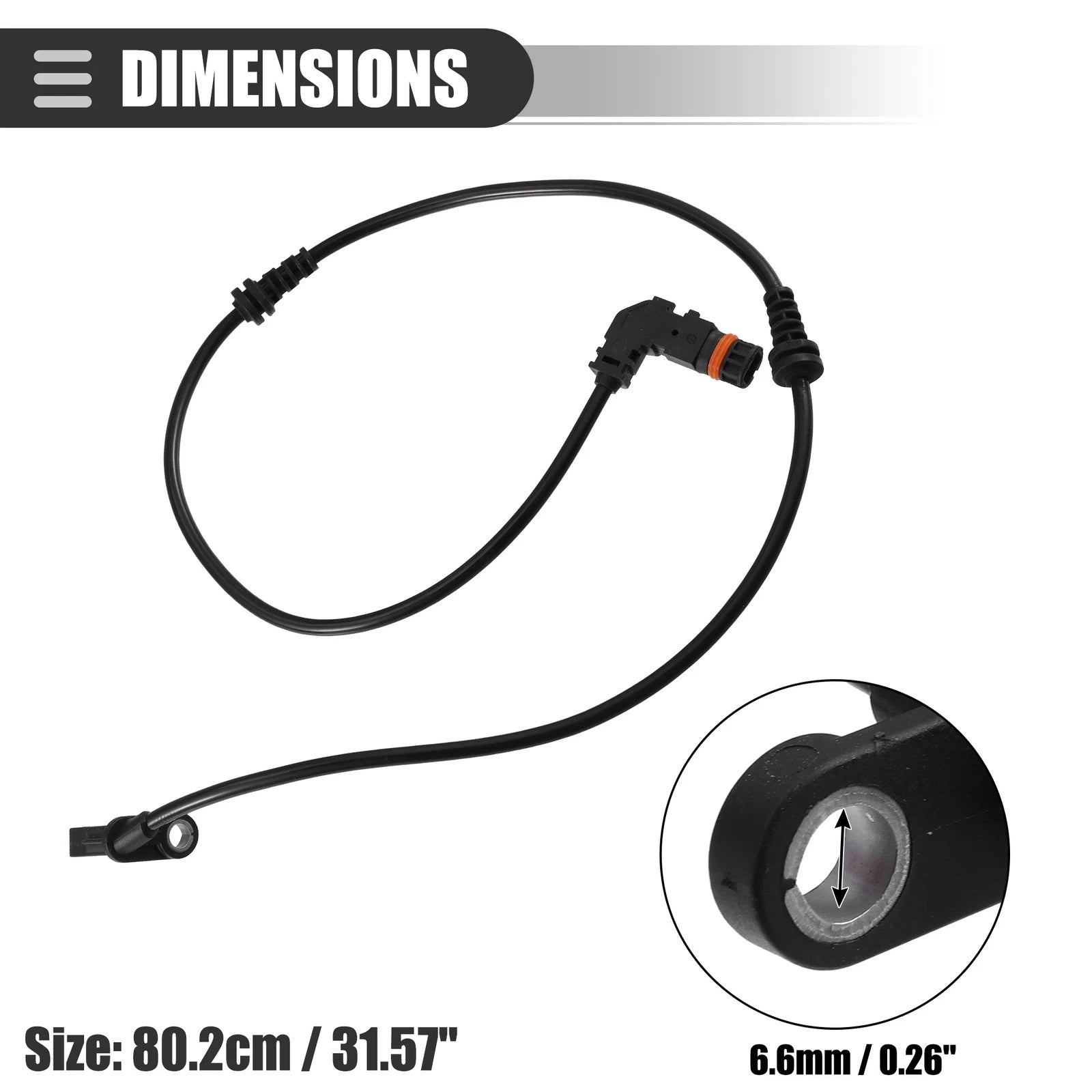 ABS Wheel Speed Sensor for Mercedes-Benz GLK250 (2013–2015) A2049052705