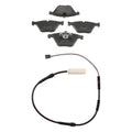 Hella Front Low-Met Disc Brake Pad w/Sensor for BMW E90 E91 E92 E93 (2007–2013)