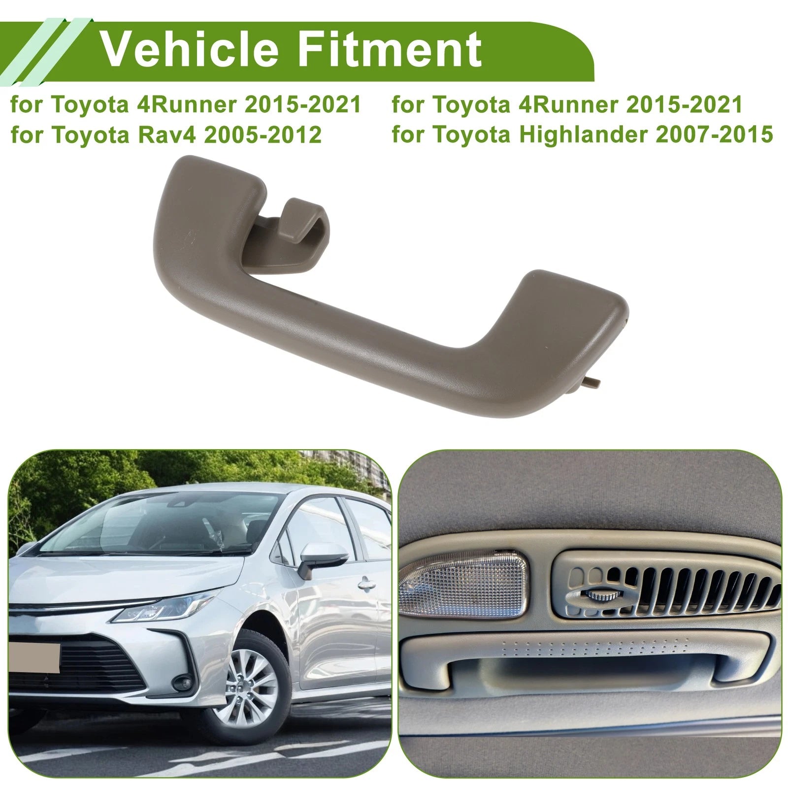 1Pc Interior Trim Handle A Pillar for Toyota Corolla (2009–2013) Beige