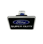 Hitch Cover Replacement for Ford Super Duty Logo (2020–2025) Rear Black
