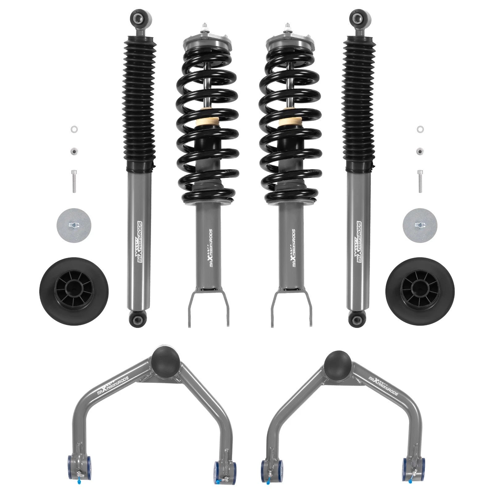 3" Lift Kit with Struts&Control arms for Ram 1500 4WD 2012-2018 Rubber bushings