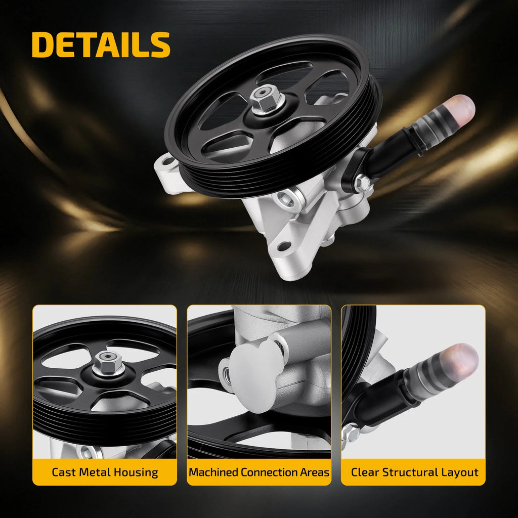 Power Steering Pump w/ Pulley for Honda Ridgeline (2006–2011) 21-5193