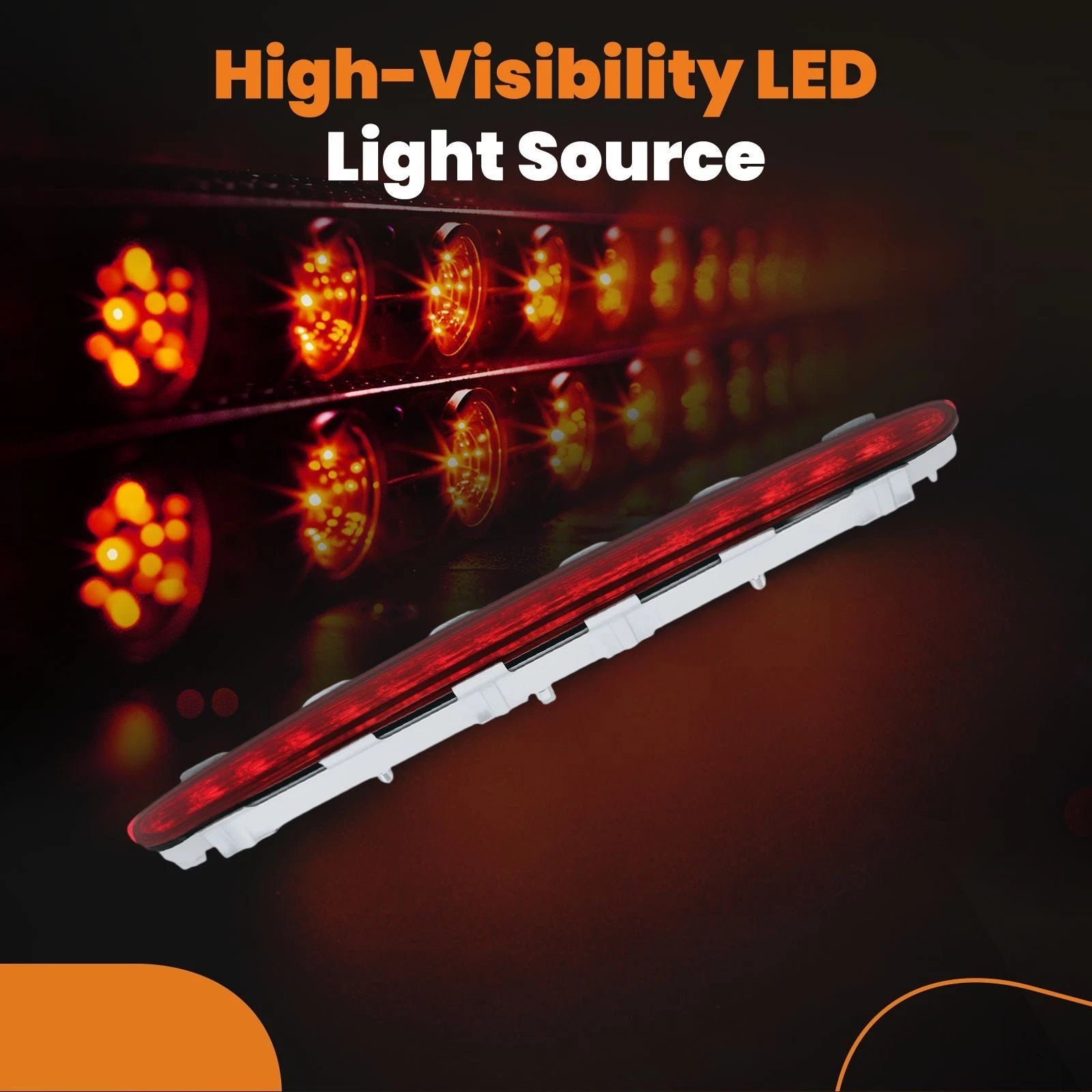 Rear LED High Mount Brake Stop Light for Mercedes CLK W209 (2002–2009) A2098200556
