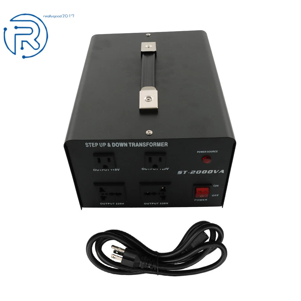 2000W Voltage Converter Transformer for 110V-120V to 220V-240V