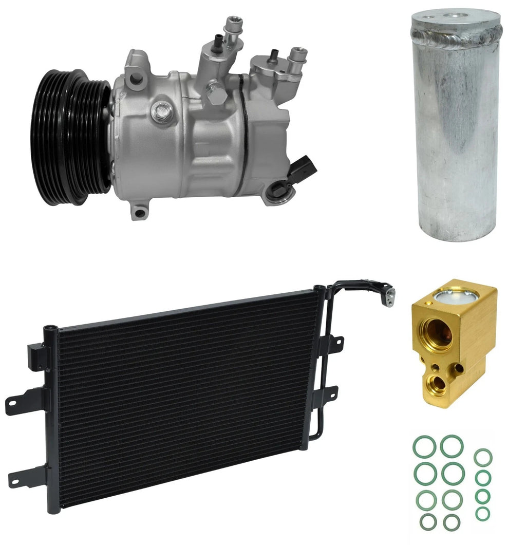 A/C Compressor Kit With Condenser for Volkswagen Beetle 2.5L (2008–2010)