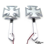 LED Turn Signal Mirrors for Suzuki GSXR 600 (2000–2023) - Maltese Cross