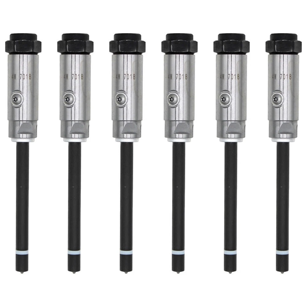 6X Diesel Fuel Injector Pencil Nozzle for Caterpillar 3406B 4W7018