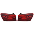 Set of 2 TYC Outer Tail Light Lamp Assemblies for Forte EX GT-Line (2019–2023)