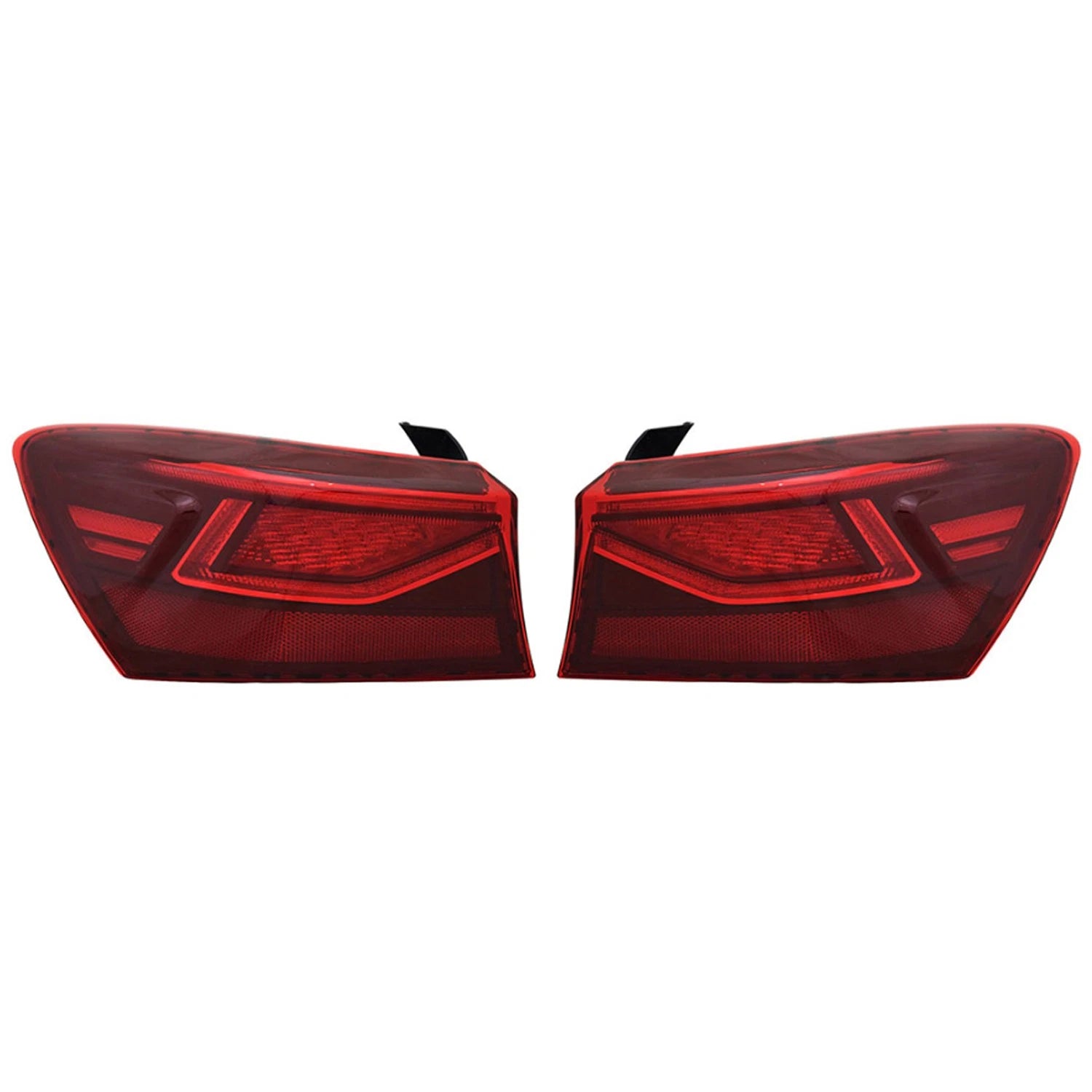 Set of 2 TYC Outer Tail Light Lamp Assemblies for Forte EX GT-Line (2019–2023)