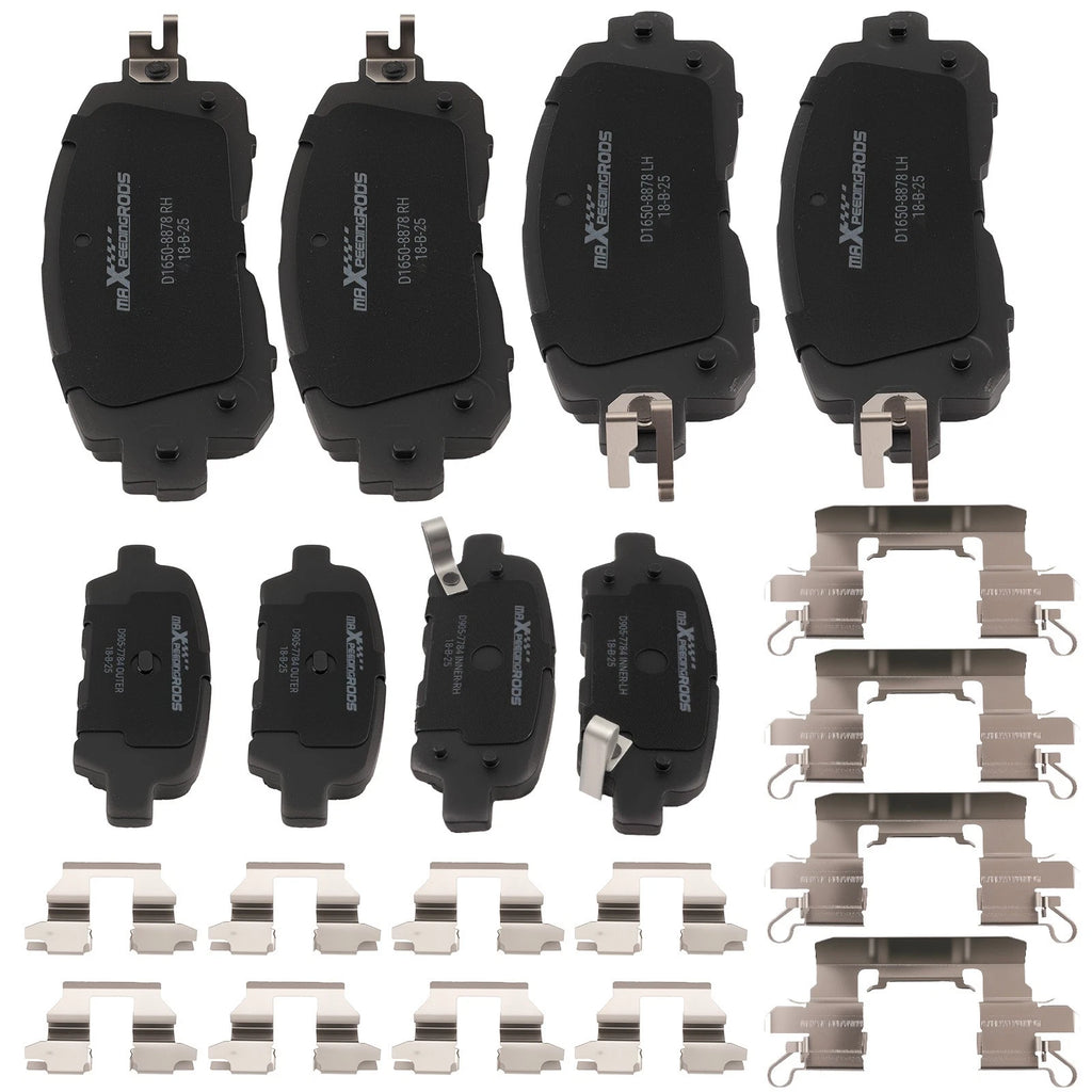 Set of 4 Ceramic Brake Pads for Nissan Altima (2013–2023) P-1650 P-905