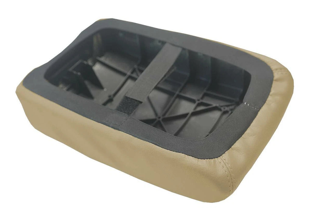 Leather Console Lid Pull Over Cover for Infiniti FX35 (2009–2012) Beige