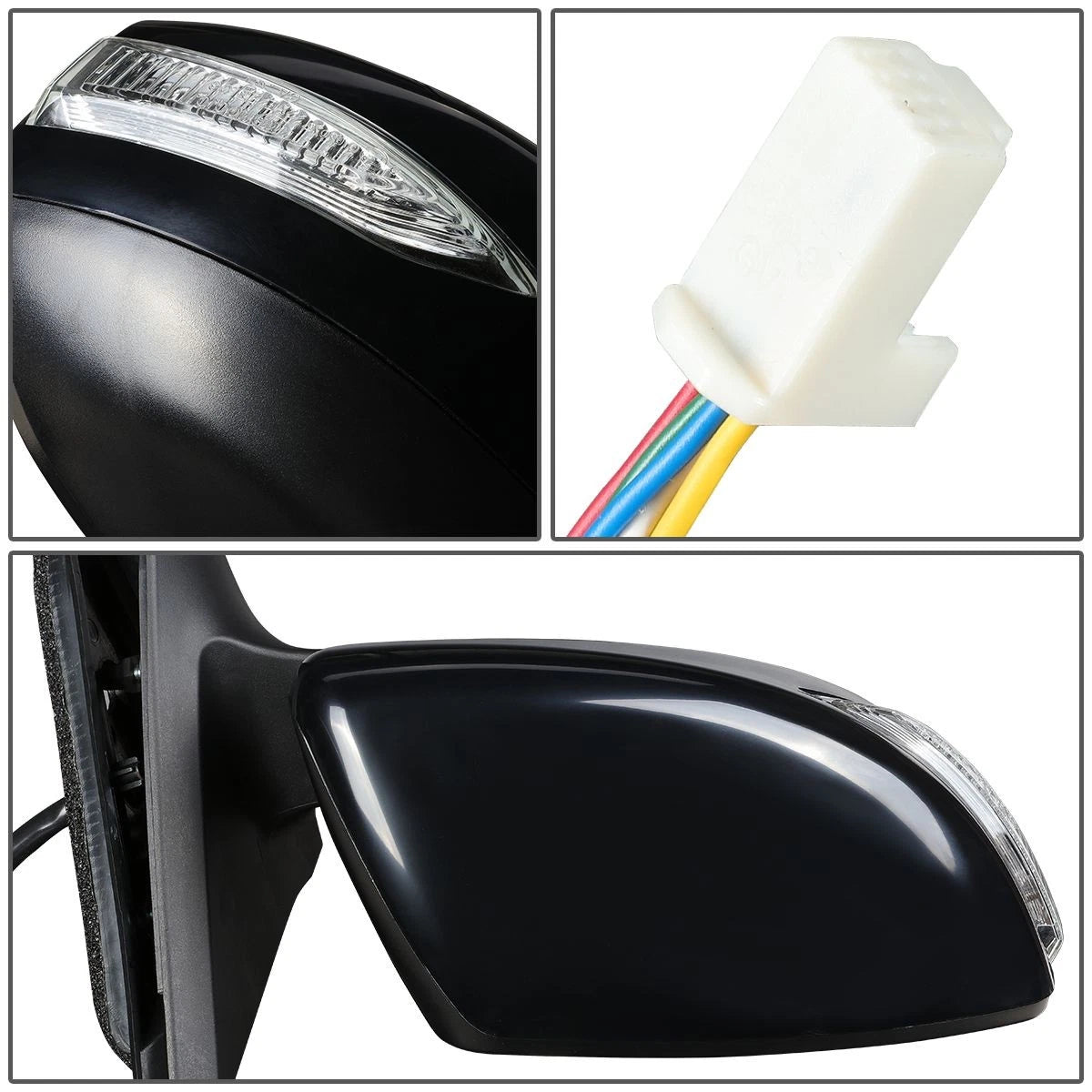 Power+Signal Door Mirror Right for Nissan Altima Sedan (2013–2018) NI1321224