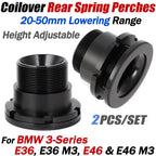 Coilover Rear Height Adjustable Spring Perches Kit for BMW E36, E46, M3 (1992–2006)