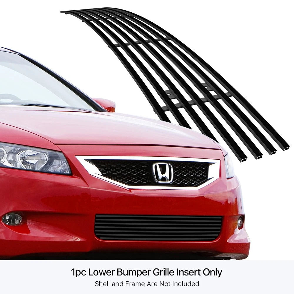 Stainless Black Billet Grille Insert for Honda Accord Coupe (2008-2010)