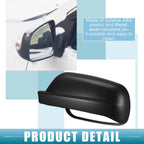 1 Pair Rearview Mirror Cover Cap for Volkswagen Jetta (NO.3B1857538B/3B0857538)