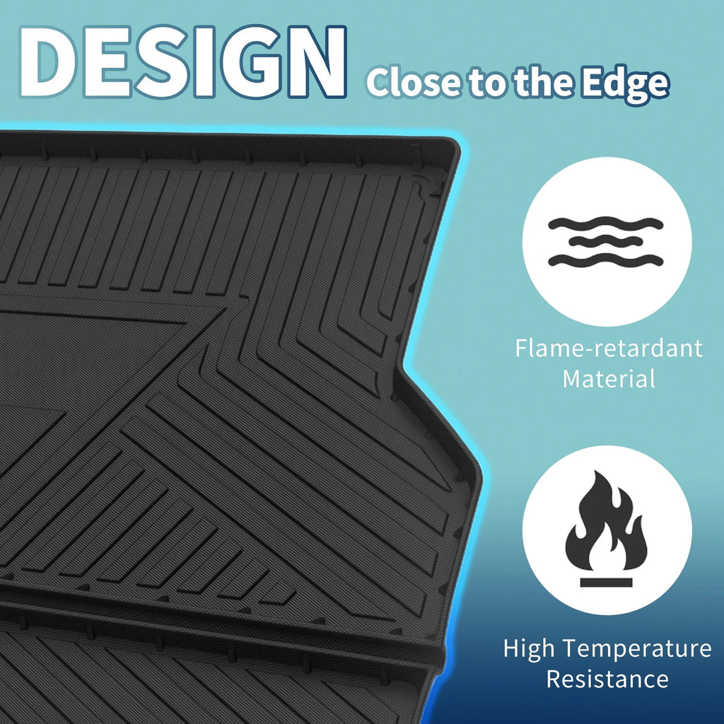 Cargo Liner Rear Trunk Mat for Toyota Highlander (2006–2014) TPE 5/7 Seats