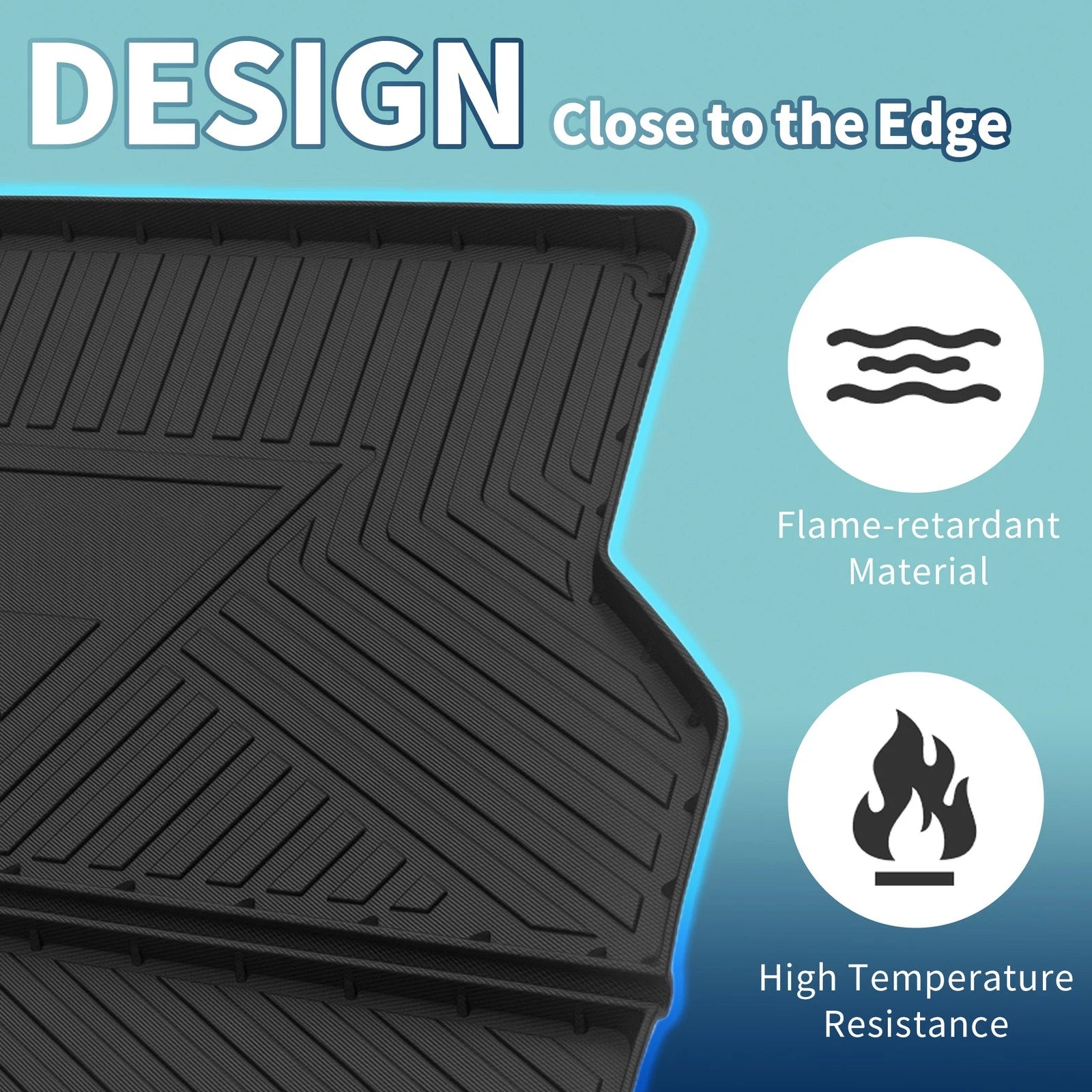 Cargo Liner Rear Trunk Mat for Toyota Highlander (2006–2014) TPE 5/7 Seats