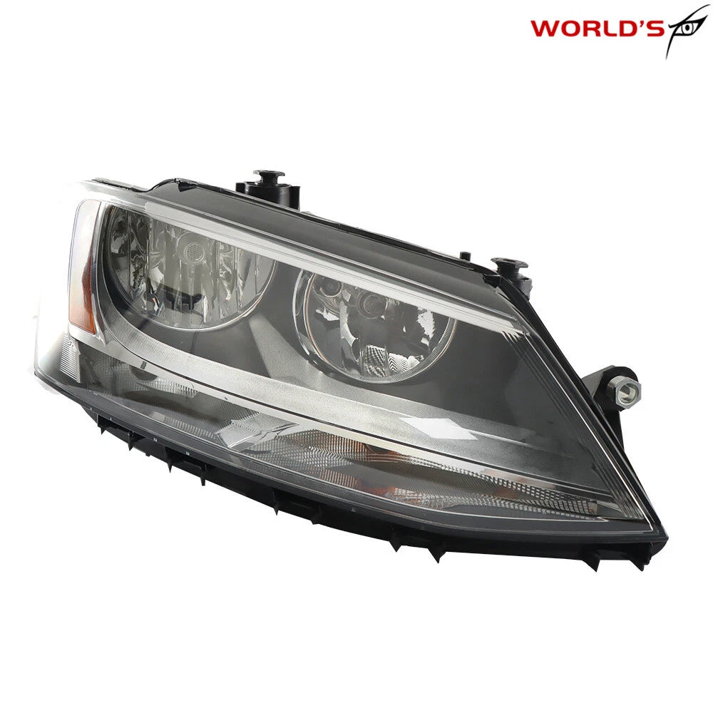 Headlight for Volkswagen Jetta (2011–2018) Passenger Side Halogen