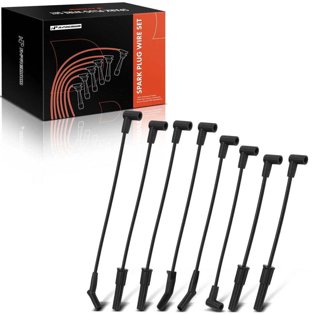 8x Spark Plug Wire Set for Ford F-150 F-250 E-150 (1977–1997)