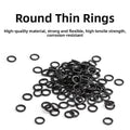100 Stainless Steel Tippet Connectors 2.5mm OD 2mm ID for Leader Rigging