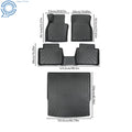 Set of 4 Floor Mats Cargo Liner for Mazda CX-50 (2023–2025) TPE All Weather