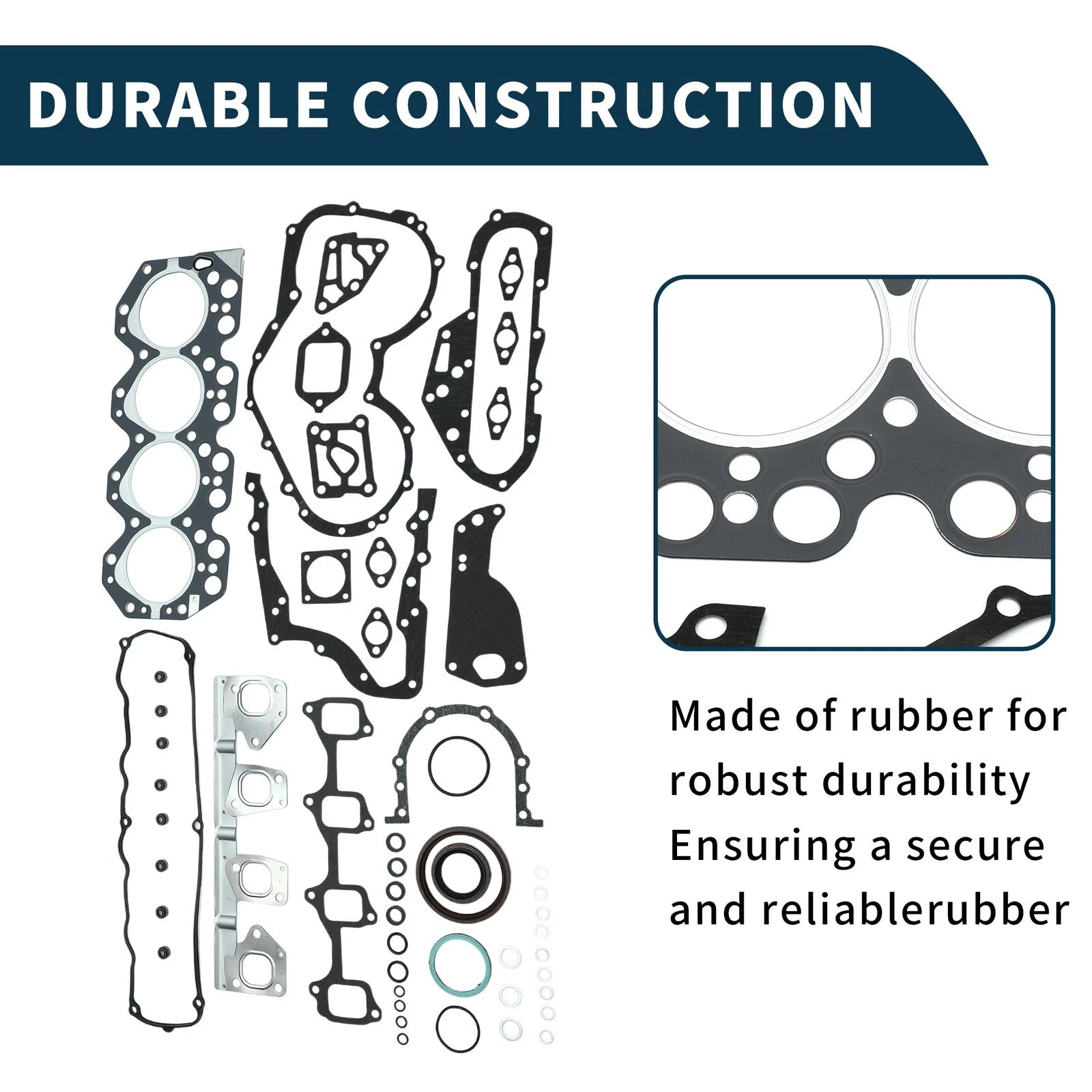 Cylinder Head Gasket Kit No. 411156070 for Toyota 14B (Years Not Specified)