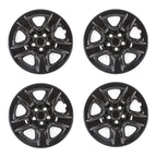 Set of 4 Black Wheel Hub Caps for Toyota RAV4 (2006–2012)