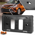 Front License Plate Tag Mount Bracket for Toyota Sienna (2021–2024)