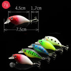 5x Minnow Crankbaits for Fishing Lures
