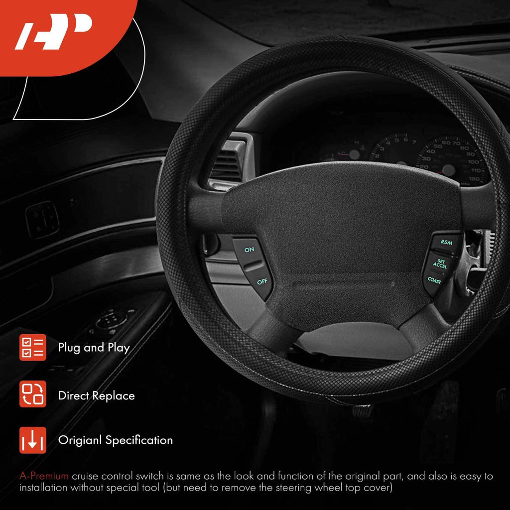 Cruise Control Switch for Ram 1500, Jeep Compass, JK Wrangler (2012)