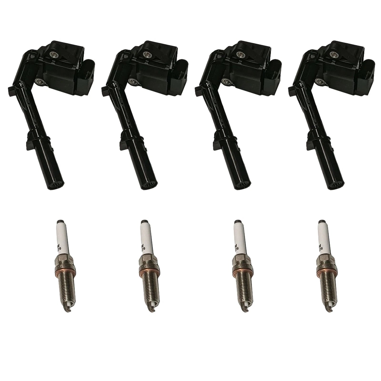 4X Ignition Coil & Iridium Spark Plug for Mercedes-Benz CLA45 AMG (2014–2019)