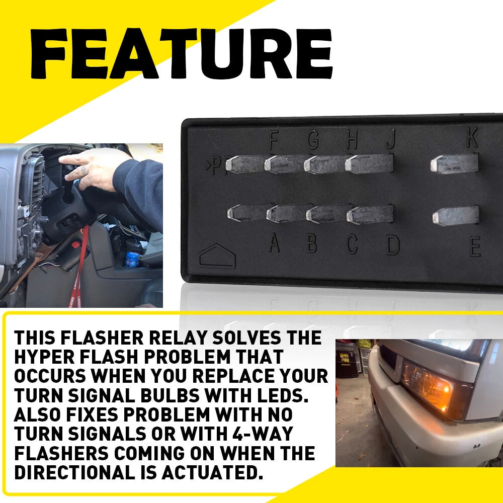 LED Hazard Warning Relay for GMC Chevy Yukon Hummer (2003–2007)