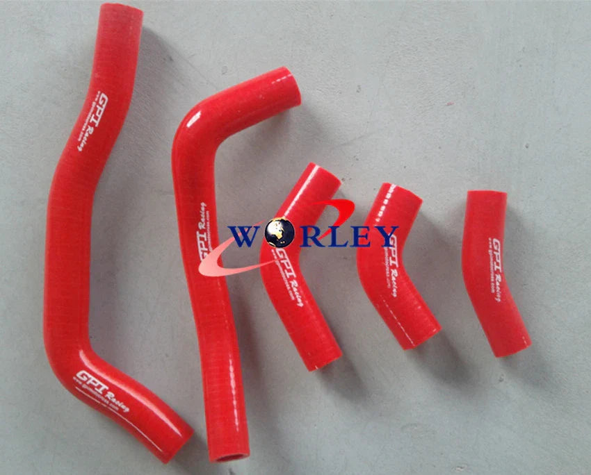 Silicone Radiator Hose for Honda CRF450R (2005-2008) - Red