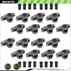 Stainless Steel Roller Rocker Arms & Studs for Chevy SBC 350 400 (1.6 Ratio)