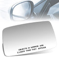Side View Door Mirror Glass for Isuzu Trooper (1984–1991) - Convex Lens, Right