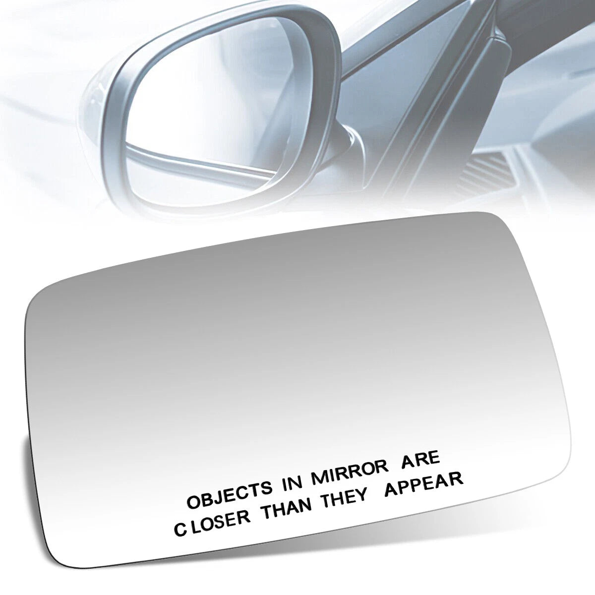 Side View Door Mirror Glass for Isuzu Trooper (1984–1991) - Convex Lens, Right
